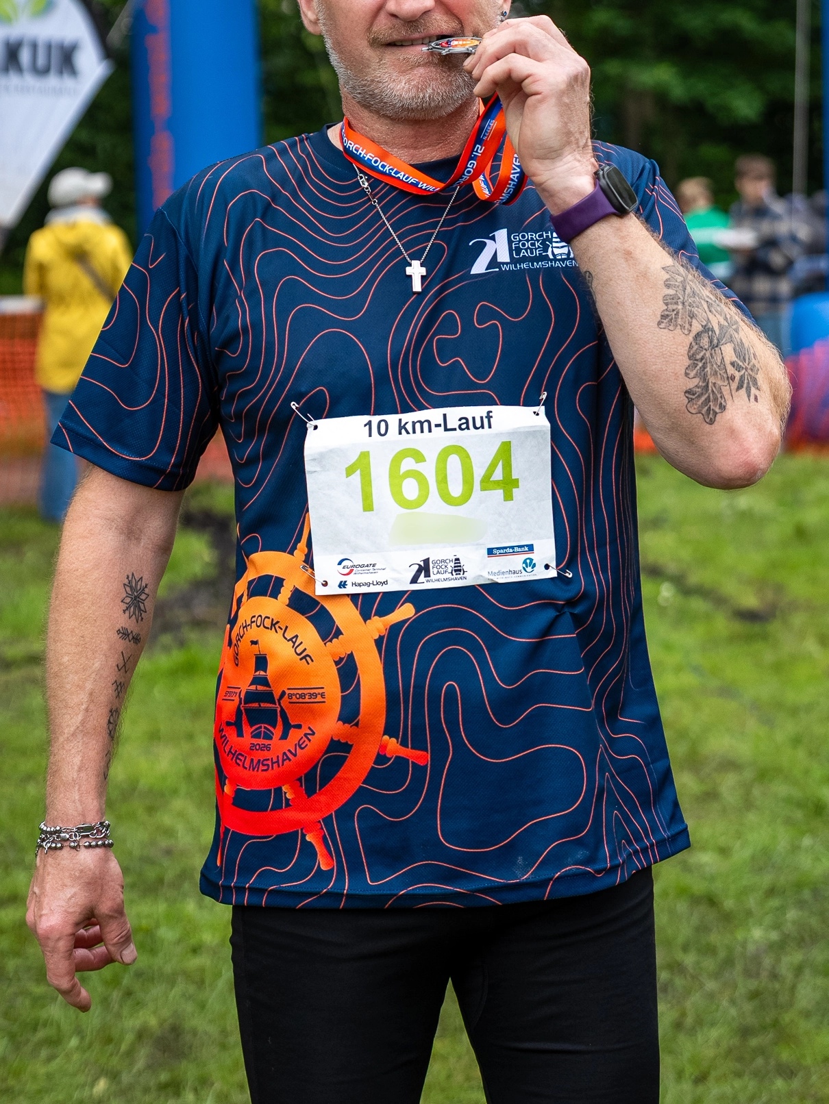 Läufer mit dem Gorch-Fock-Lauf Shirt 2026