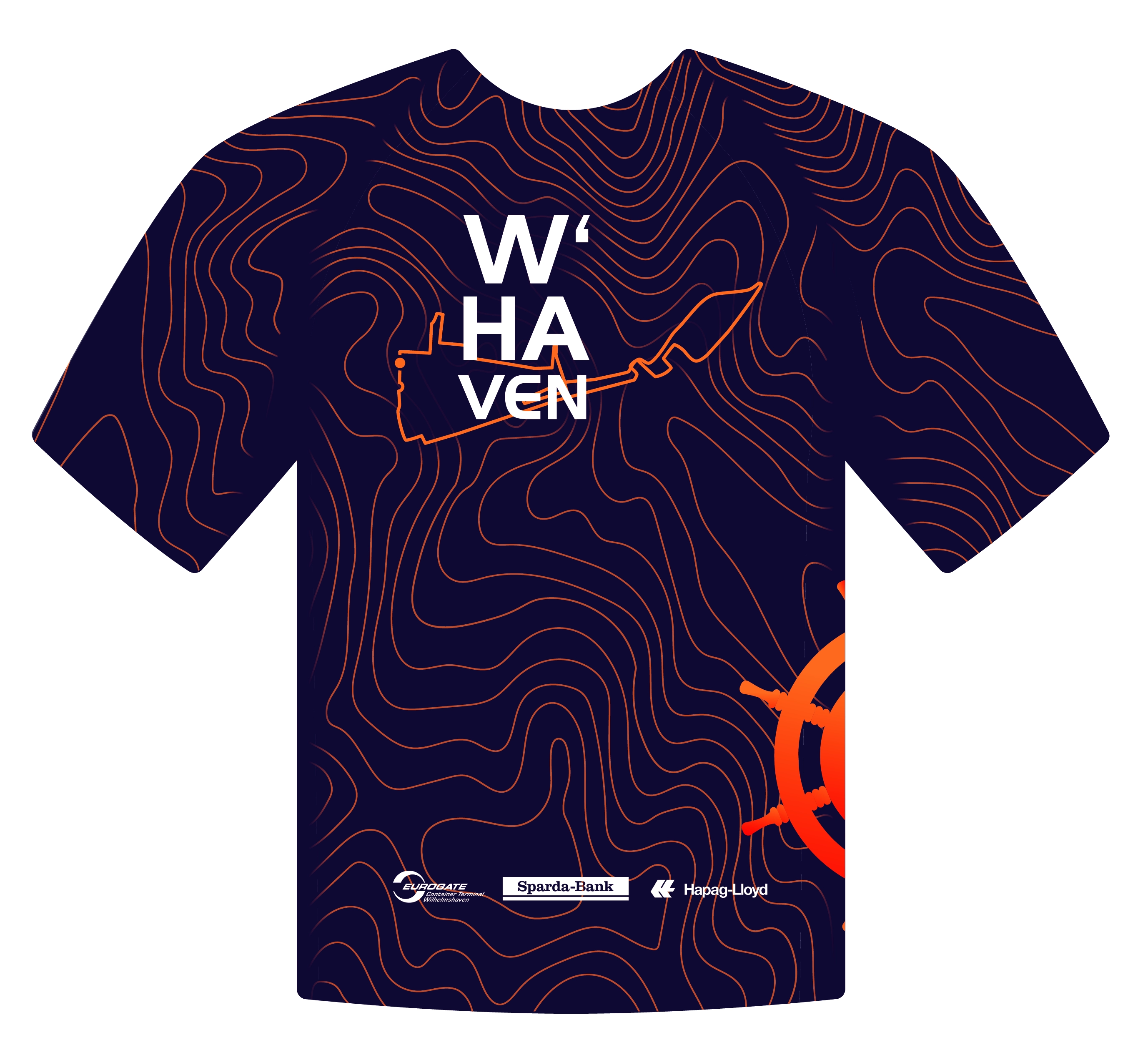 Vorderseite des Gorch-Fock-Lauf Laufshirts 2026