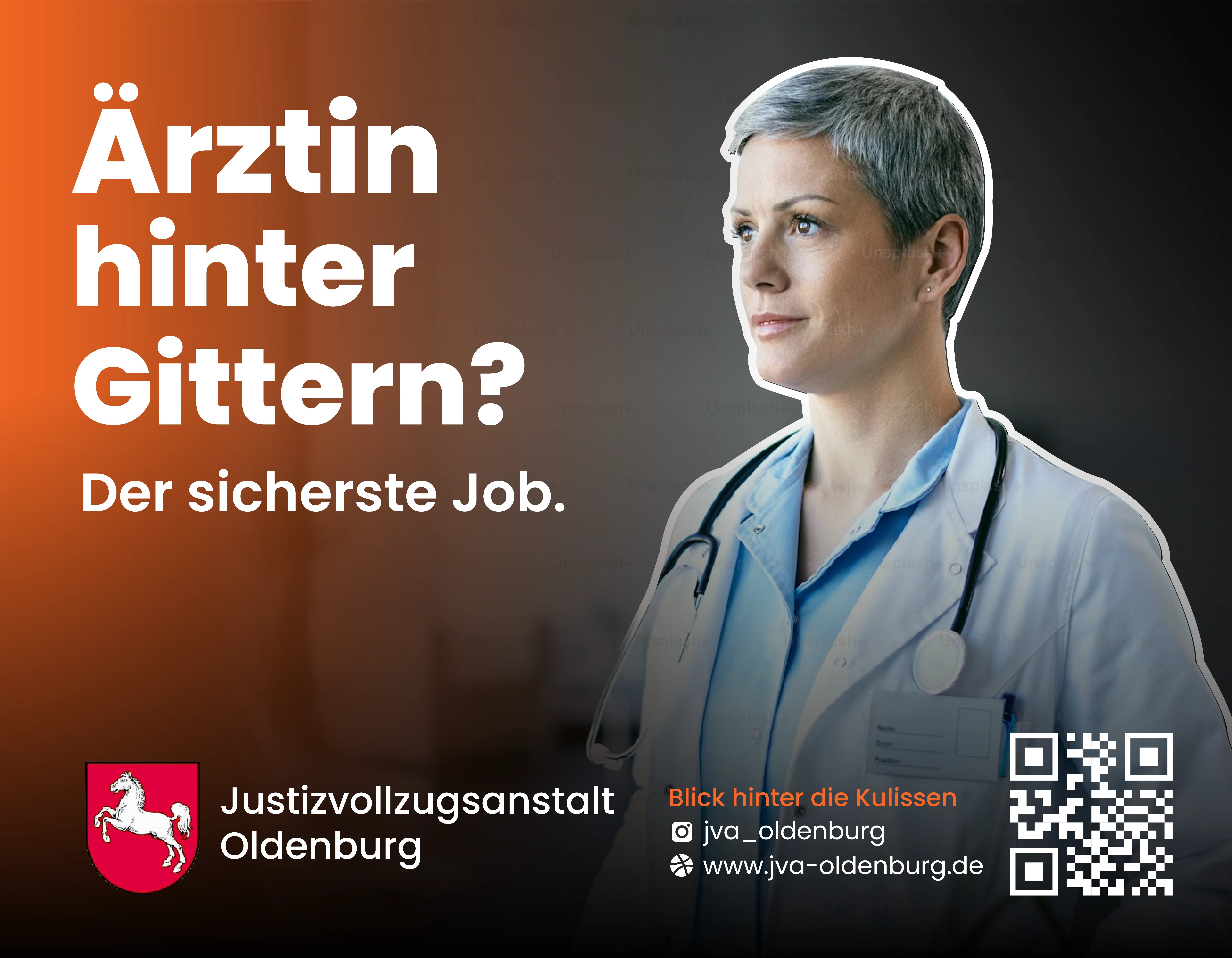 Plakat Ärztin hinter Gittern