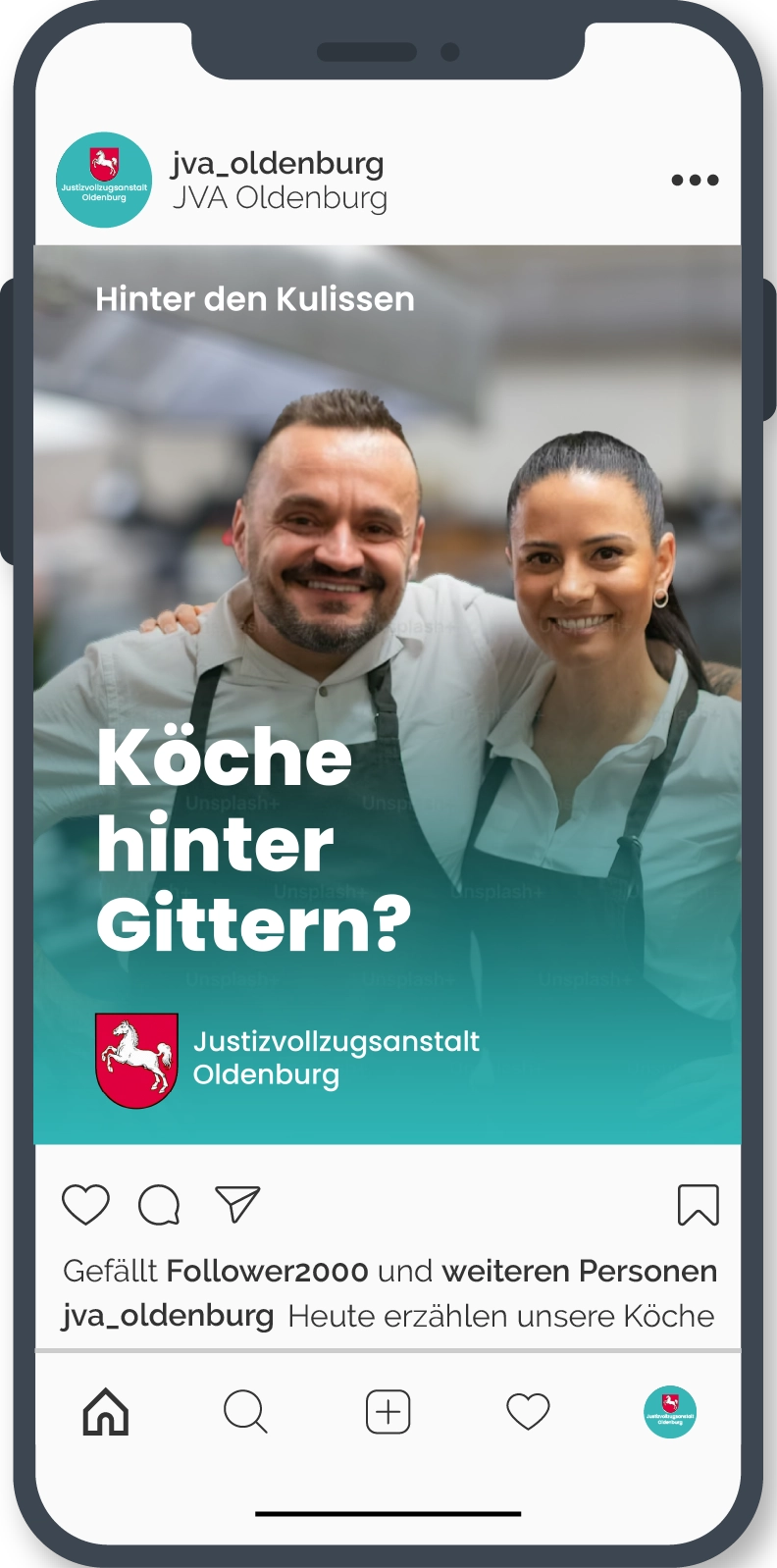 Social-Media-Format Berufe hinter Gittern